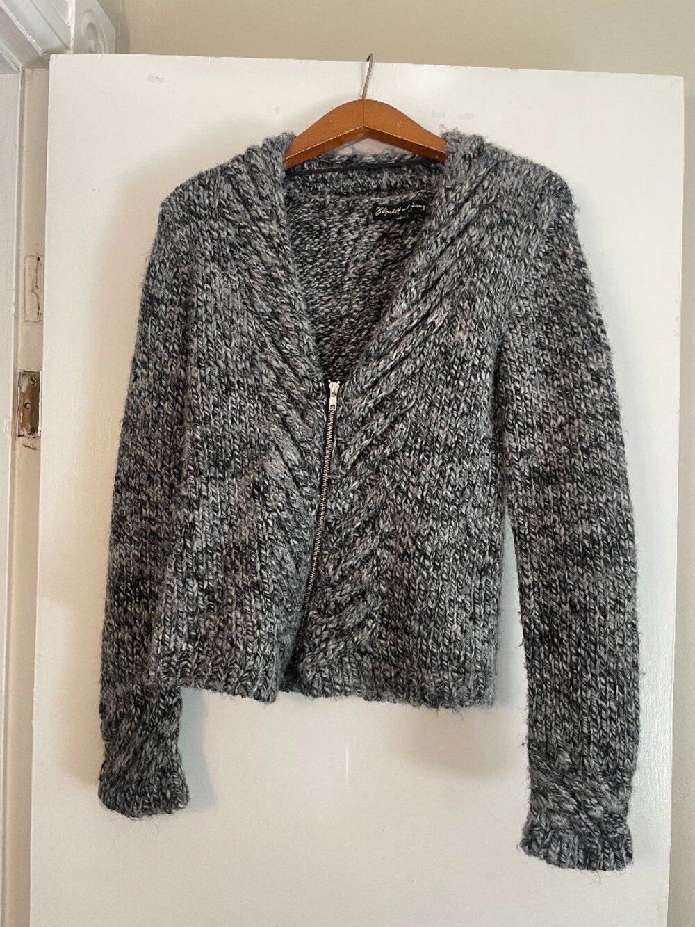 V Neck Zip-up